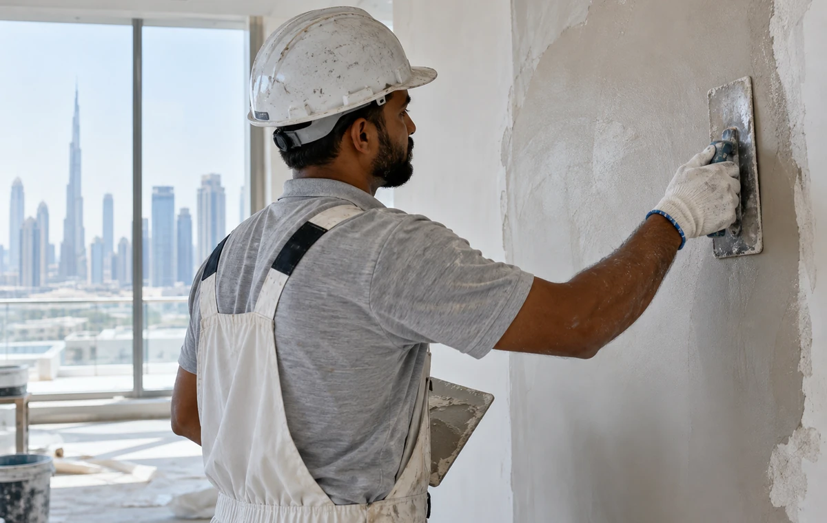 Plaster Works in a Dubai interior